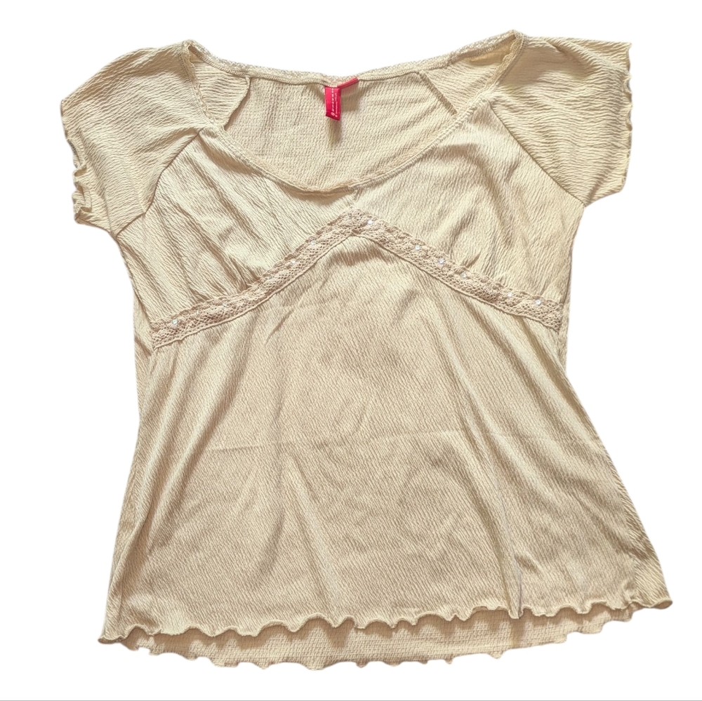 Zoeybeth Sequin And Lace Top